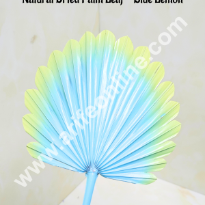 Cake Decor Natural Palm Leaf For Cake Decoration - Blue Lemon (1 pc pack)