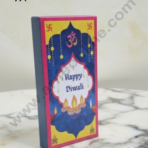 Diwali Chocolate Bar Box - Design 05 ( Pack of 10 Pcs ) (SBBX-Diwali-CBB-05)- CAKE DECORβ’
