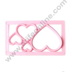 CAKE DECORβ’ Heart Shape Fondant Embossing Quilt Molds Mould Cake Decorating Tools (SBQM-122)