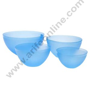 CAKE DECORβ’ Plastic Mixing Bowl - ( Pack Of 4 Pcs )