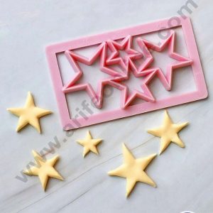 CAKE DECOR™ Star Shape Fondant Embossing Quilt Molds Mould Cake Decorating Tools (SBQM-123)