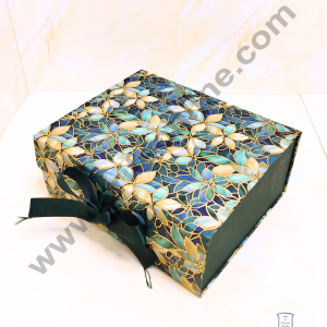 CAKE DECORβ’ Teal Green Color Folding Hard Hamper Box | Gift Box | Present Box - 1 Pc