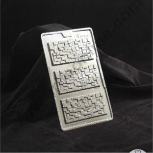 Cake Decor 3 Cavity PVC Chocolate Mould Urban Landscape Shaped (1pcs pack)