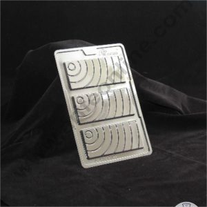 Cake Decor 3 Cavity PVC Chocolate mould Half Round Shaped (1pcs pack)