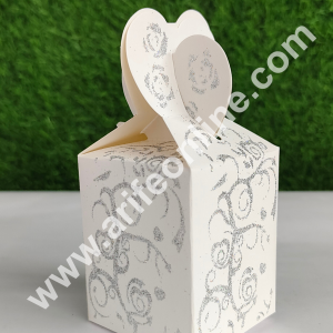 CAKE DECOR™ Goodie Bag For Hampers | Chocolate Box Hamper Box 10 Pcs Pack - White (SBGB-15)