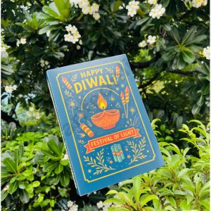 Diwali Match Box Design Slider Box - Blue 2