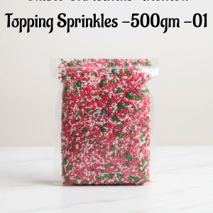 CAKE DECOR™ Edible Christmas-themed Topping Sprinkles - 500gm - 01