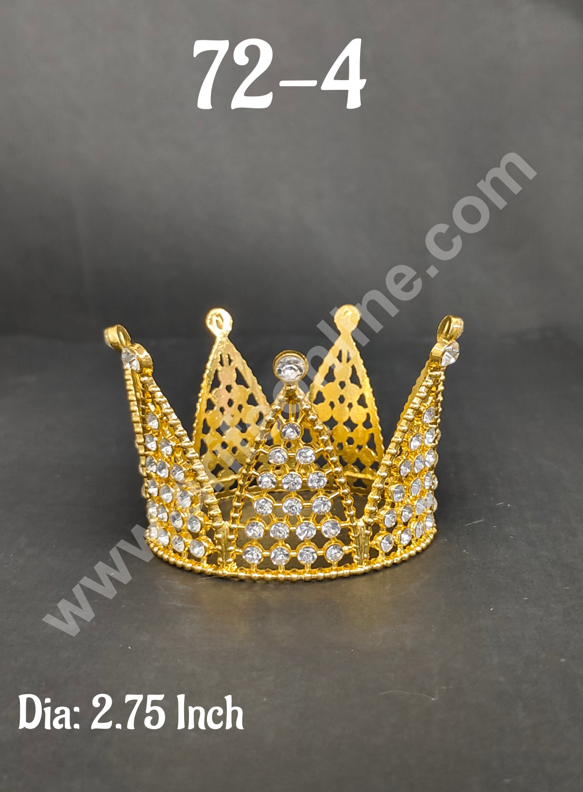 CAKE DECORβ’ Birthday Cake Crown Chandelier Design Cake Topper Wedding, Cake Decoration For King, Queen, Prince & Princess Party Wedding Hair Accessories