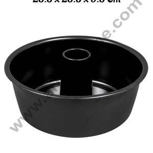 CAKE DECORβ’ Plain Round Non Stick Bundt Cake Mould - Big 25.5 x 25.5 x 9.5 Cm