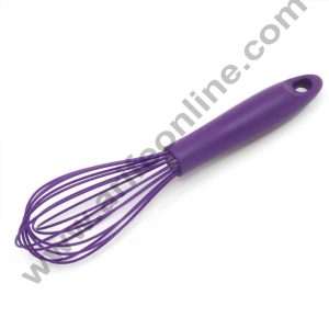 Cake Decor 1Pcs Multicolor Silicone Whisk Set, Multi-Purpose Cooking Whisk, Our Coated Balloon Whisks Will Never Scratch Your Non Stick Teflon Pots and Pans