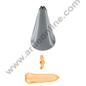 Cake Decor Small Nozzle - No. 66 Leaf Piping Nozzle