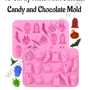 CAKE DECORβ’ 18 Cavity Halloween Silicone Candy and Chocolate Mold - SBSM-LBM-1355