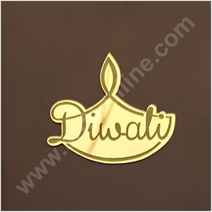 Cake Decor™ Acrylic Happy Diwali Charms For Hampers Cake and Cupcakes Toppers ( SBMT-DCharms-006 )