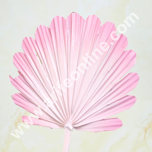 Cake Decor Natural Palm Leaf For Cake Decoration - Baby Pink  (1 pc pack)