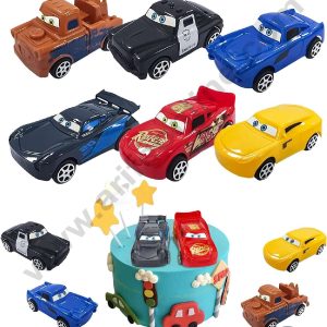 CAKE DECOR™ 6 Pieces Cars Toys for Cake Toppers SB-T-06Cars