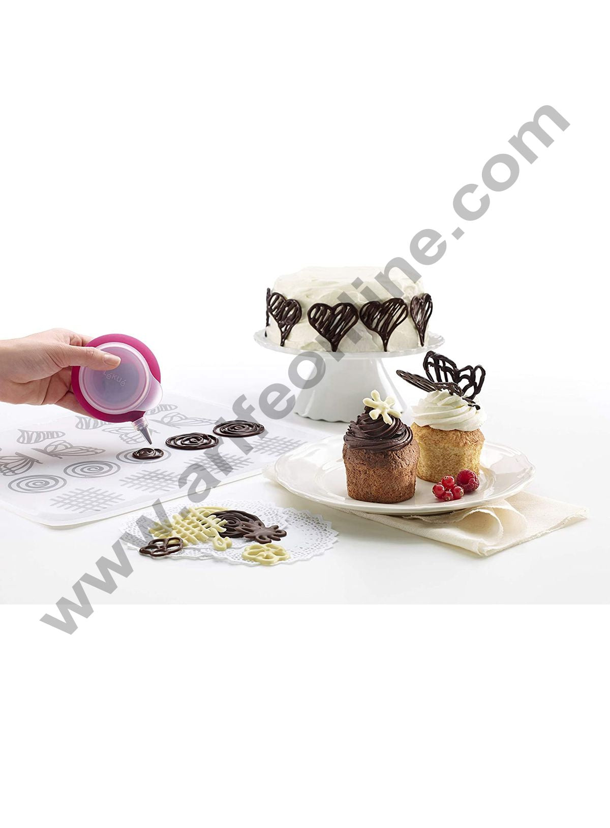 Cake Decor Silicon Kit Decomat Cake Decorating Tools