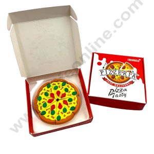 CAKE DECORβ’ 1 Piece Mini Pizza Shape Rubber Cake Topper