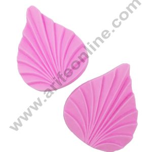 Cake Decor Silicon 2Pcs Veiners Leaves Fondant Clay Marzipan Cake Decoration Mould SBSP-709