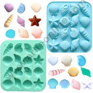 16 Cavity Star Fish Sea Animals Shape Mould Chocolate Silicon Mould - CAKE DECOR™