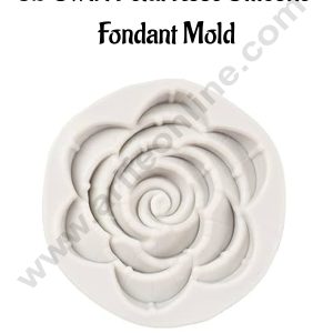 CAKE DECOR™ 3D Swirl Petal Rose Silicone Fondant Mold │SB-DYF1046│