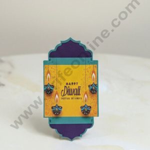 Cake Decor™ "Happy Diwali" Gift Tag 04 | Paper Gift Tags (10pc Pack) | SB-Diwali-Tag4
