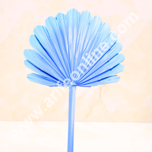 Cake Decor Natural Palm Leaf For Cake Decoration - Gradient Blue (1 pc pack)
