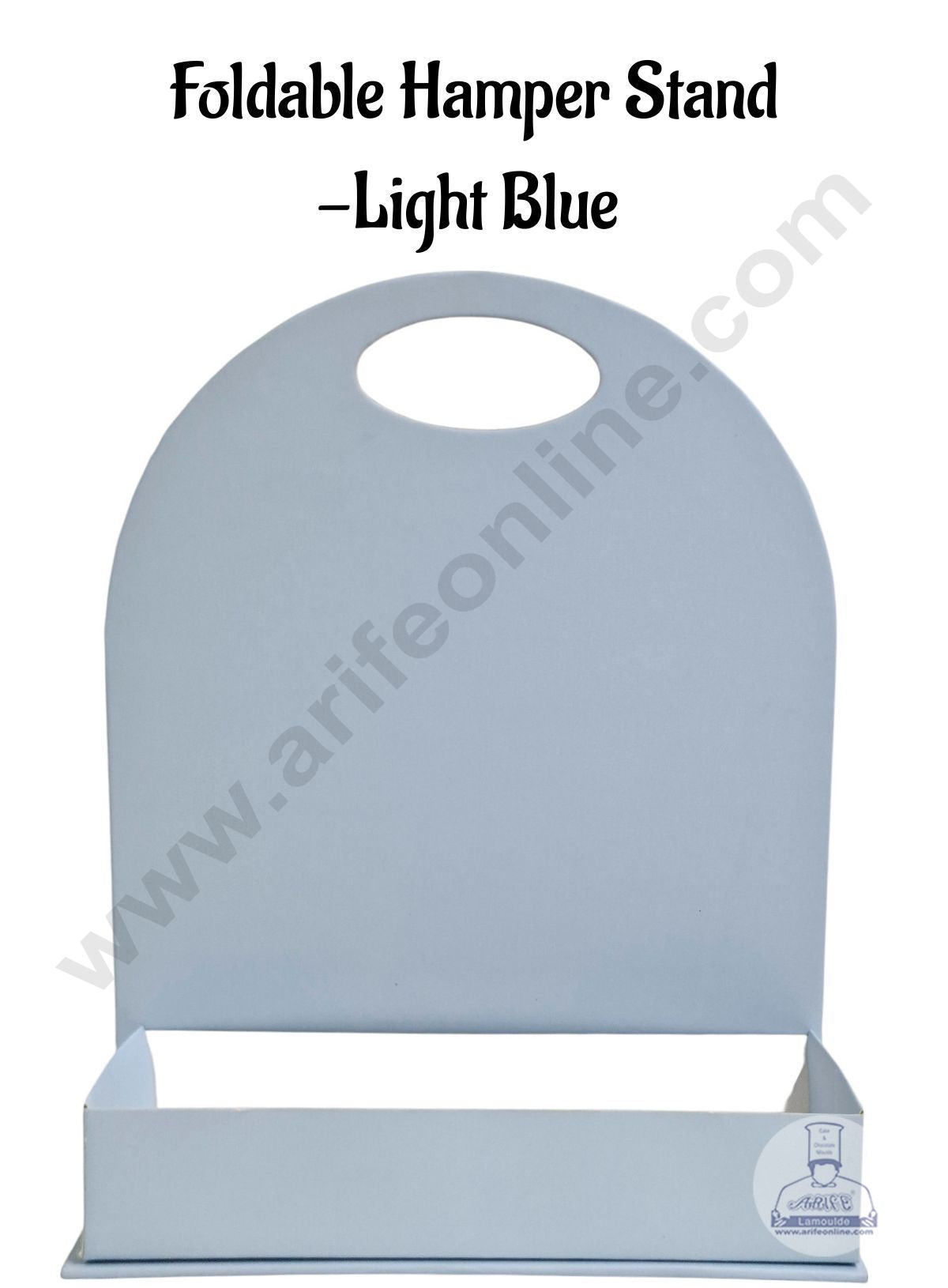 Happy Raksha Bandhan Foldable Hamper Stand -Light Blue- CAKE DECORβ’