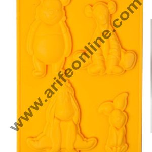 Cake Decor Winnie the poo Disney Piglet silicone mould sugarcraft cake cupcake decorating Biscuit Mould