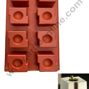 Cake Decor Silicon 8 Cavity Mini Tekno Shape Muffin Cupcake Mould