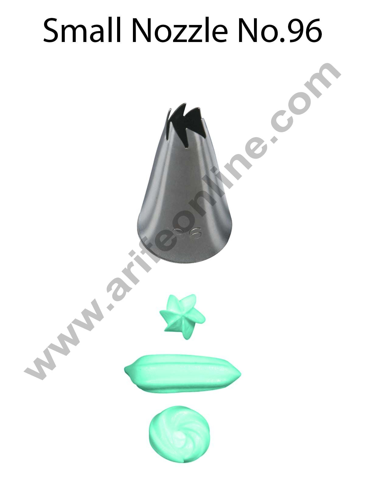 Cake Decor Small Nozzle - No. 96 Drop Flower Piping Nozzle