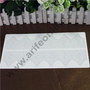 Cake Decor Silicone Mold Fondant Silicone Lace Mat Cake Edge Decoration Cake Decorating Pastry Tools Baking Mat Pad Sheet