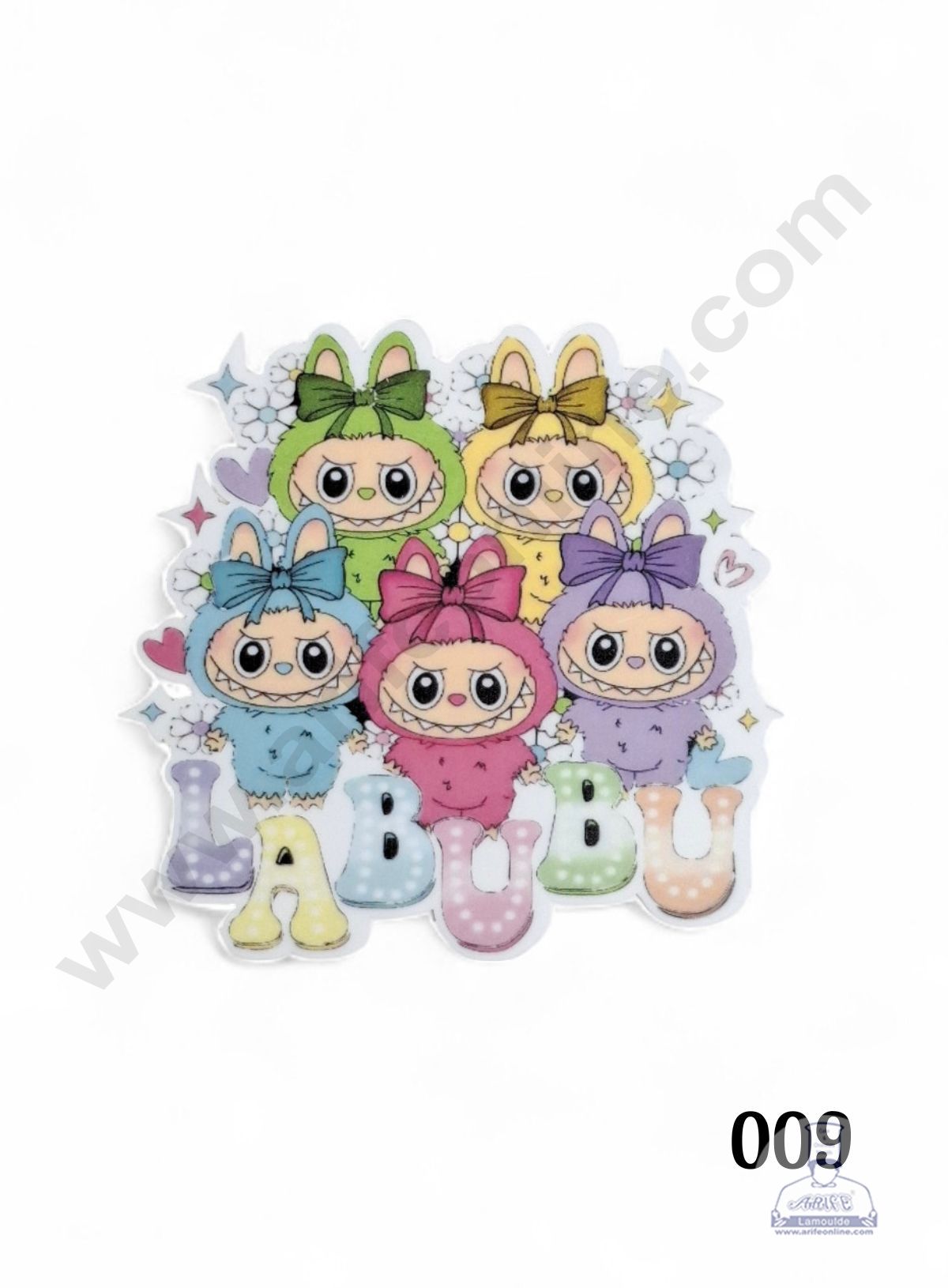 Acrylic Digital Print Labubu Topper - 009 - CAKE DECOR™