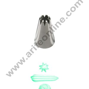Cake Decor Small Nozzle - No. A10 Closed Star Piping Nozzle