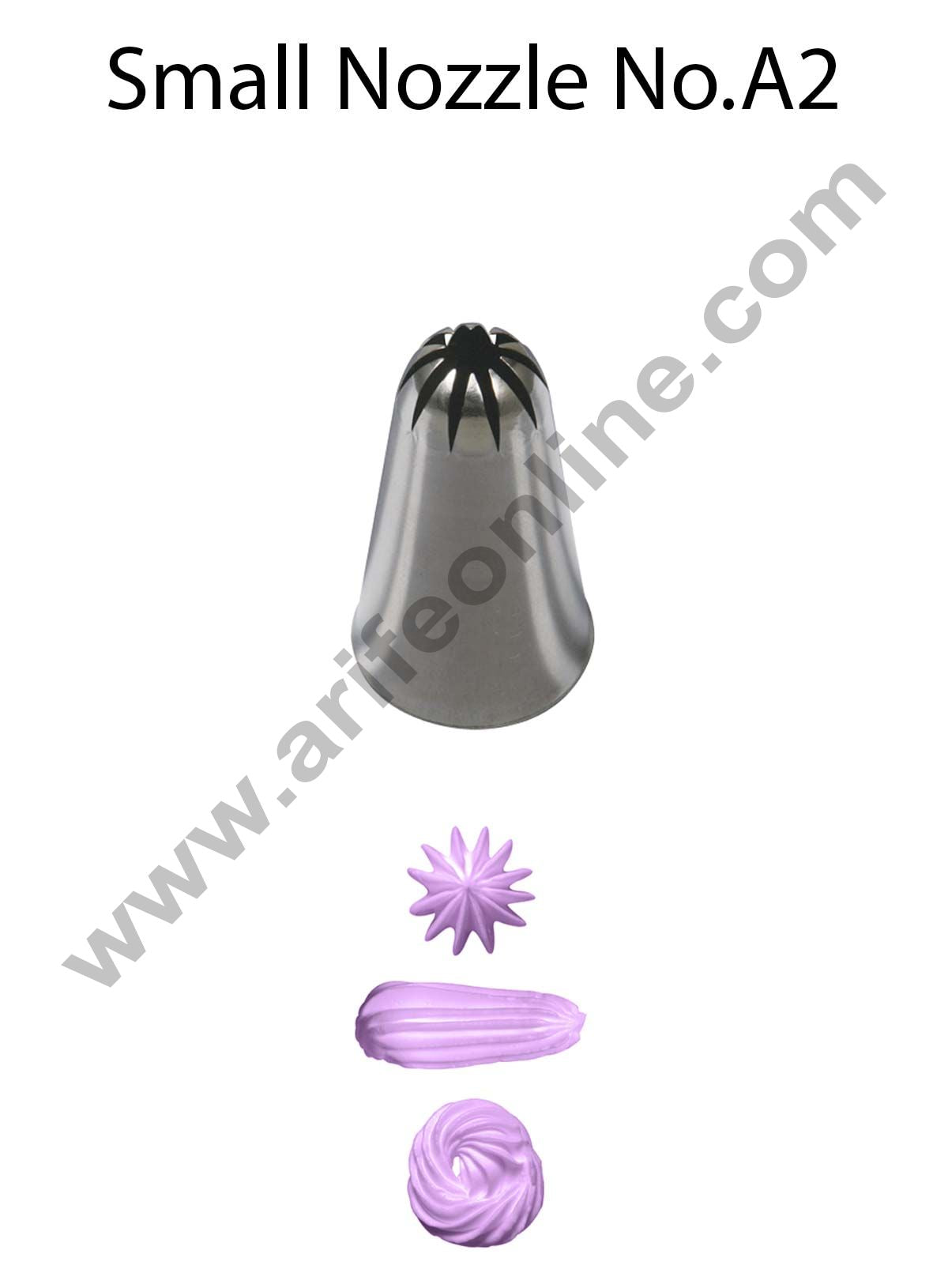 Cake Decor Small Nozzle - No. A2 Closed Star Piping Nozzle