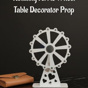 CAKE DECORβ’ Rotating Ferris Wheel Table Decorator Prop |SB-FW-White|1 Piece|
