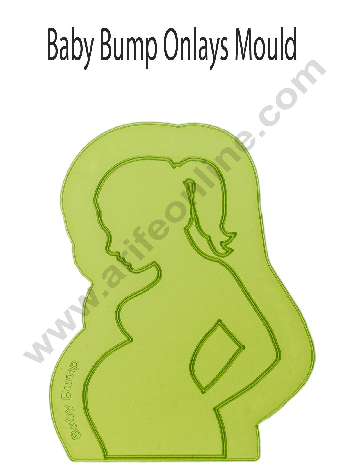 Cake Decor Silicone Baby Bump Pattern Impression Onlays Fondant Clay Marzipan Cake Decoration Mould