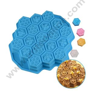 Cake Decor Silicon Bakeware Bee Honeycomb Shape Cake Mould