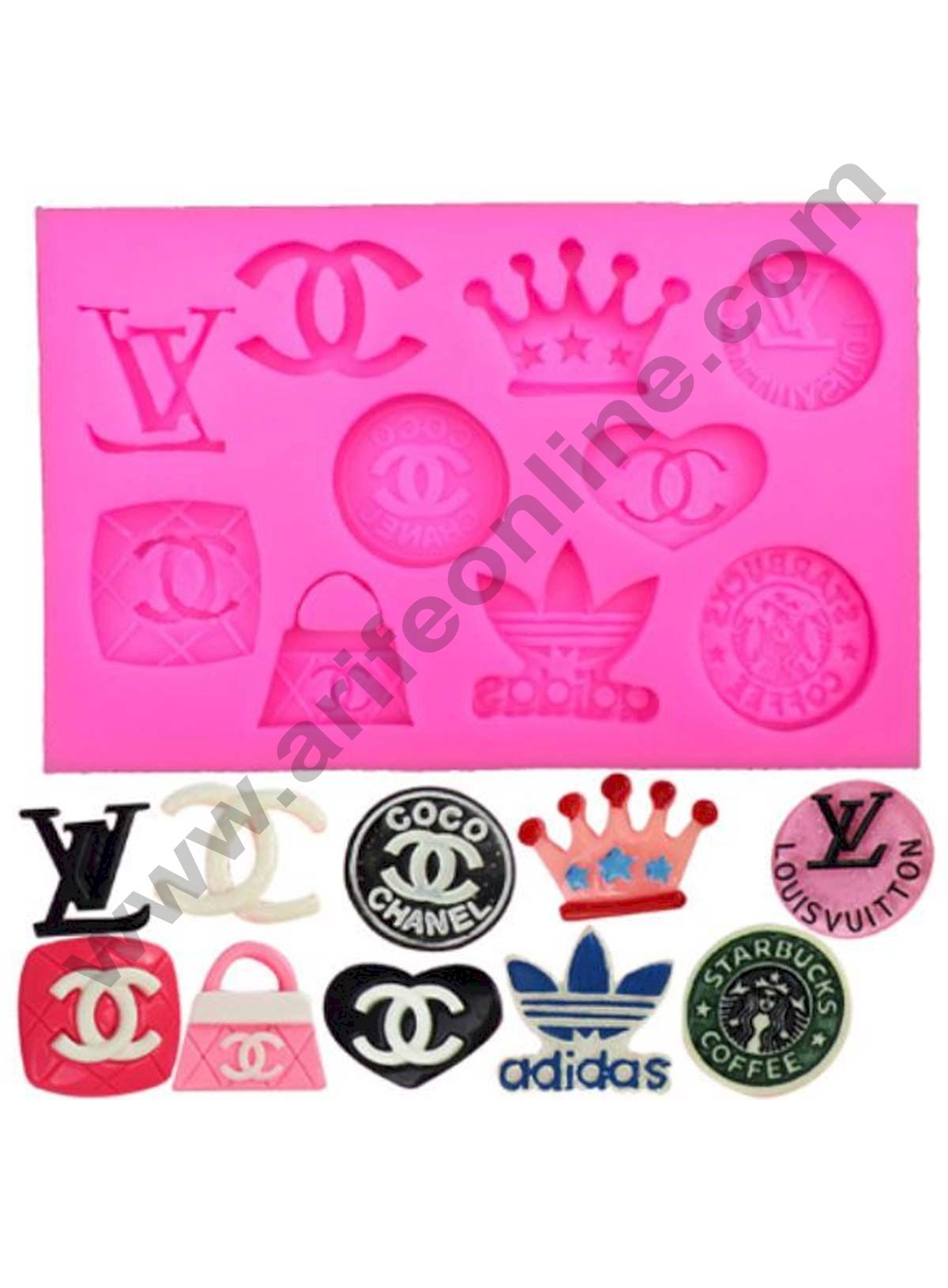 Cake Deco Brand Logos Fondant Marzipan Mould