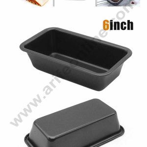 Cake Decor Non Stick Rectangle Heavy Bread Loaf Mould Small - 6 Inch