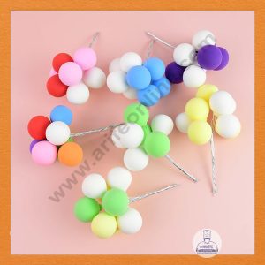 CAKE DECORβ’ 1 Bunch Soft Ball Cake Toppers - Multicolor SBTO-045