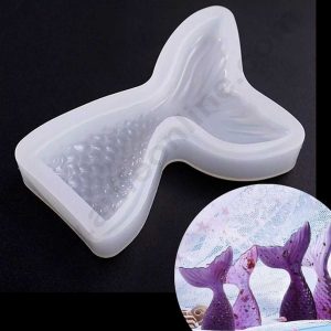 CAKE DECOR™ 1 Pc Mermaid Tail Silicone Soft Mold for Cake Decoration Candy Soap Making (SBS-720)