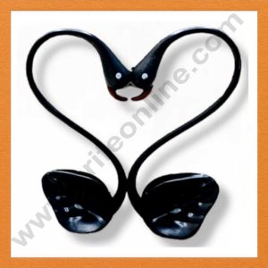 CAKE DECOR™ 1 Pieces Black Swan Heart Toys Cake Topper (SBAC-409)