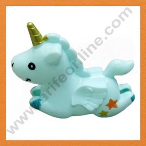 CAKE DECOR™ 1 Pieces Blue Baby Unicorn Toys Cake Toppers (SB-T-FM-2)