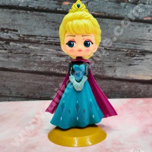 CAKE DECOR™ 1 Pieces Crown Elsa Doll Toys for Cake Toppers (SB-TOYS-563)
