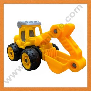 CAKE DECOR™ 1 Pieces JCB Construction Vehicle Toys Cake Toppers (SB-T-999-1-JCB)