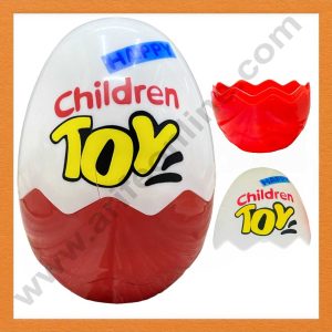 CAKE DECOR™ 1 Pieces Kinder Joy Shell Toys Cake Toppers (SB-T-CJ12510)