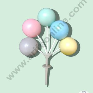 CAKE DECORβ’ 1 Pieces Plastic Ball Cake Toppers - SBTO-047