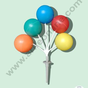 CAKE DECORβ’ 1 Pieces Plastic Ball Cake Toppers - SBTO-048