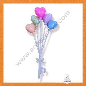 CAKE DECORβ’ 1 Pieces Plastic Heart Cake Toppers SBTO-044