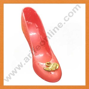 CAKE DECOR™ 1 Pieces Red High Heels Shoe Toys Cake Toppers (SB-T-CJ012-Shoe-Red)